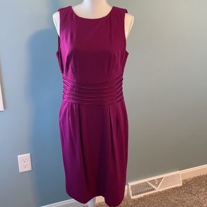 Magenta sleeveless dress